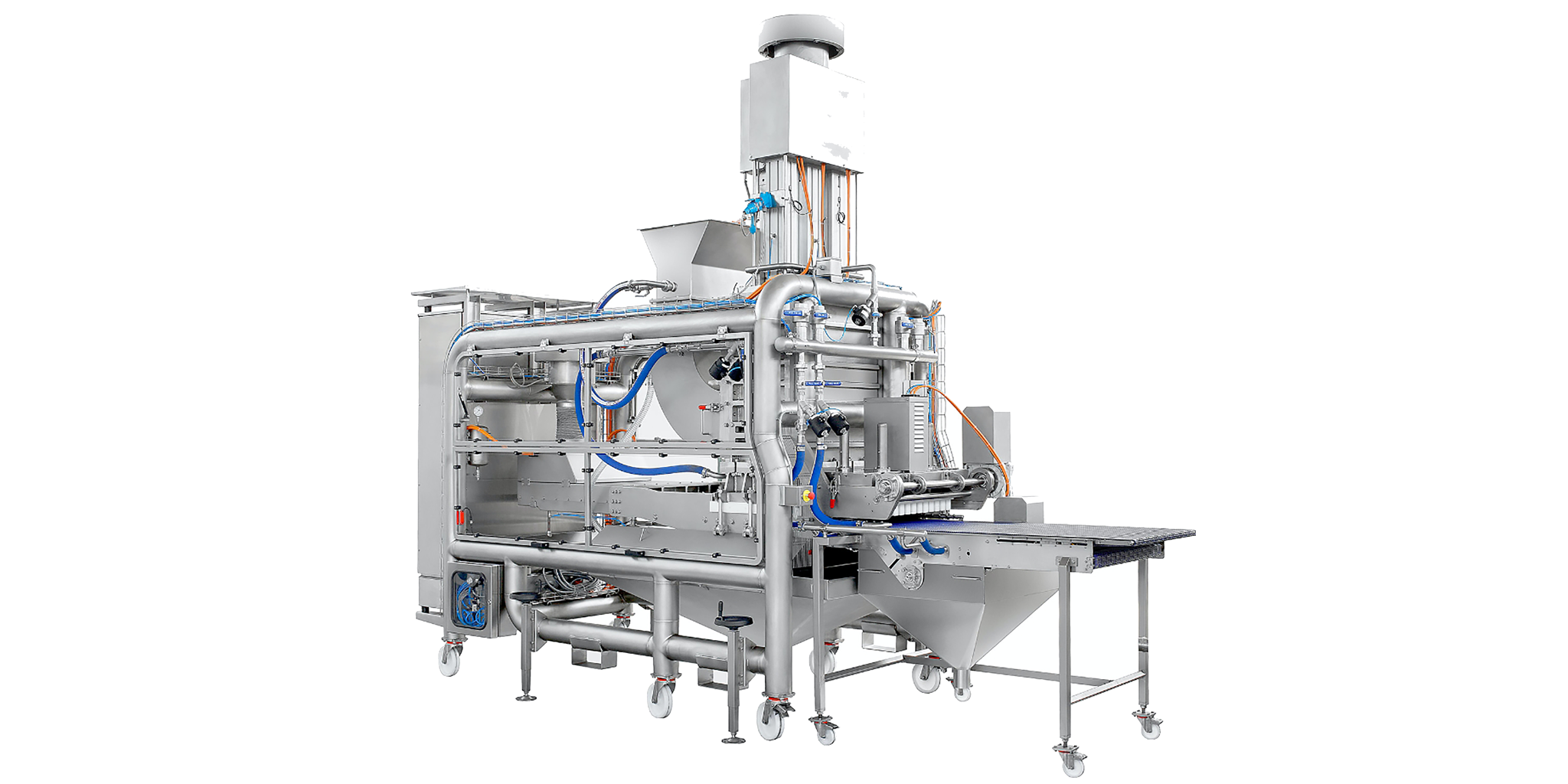 Cubed Leafy Vegetables and Small Plant-Based Bite Production Systems Production Line